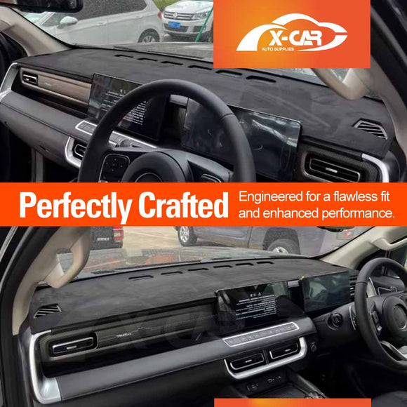 Dash Mat for GWM Cannon 2024-Onwards Non-Slip Microfiber Dashboard Pad
