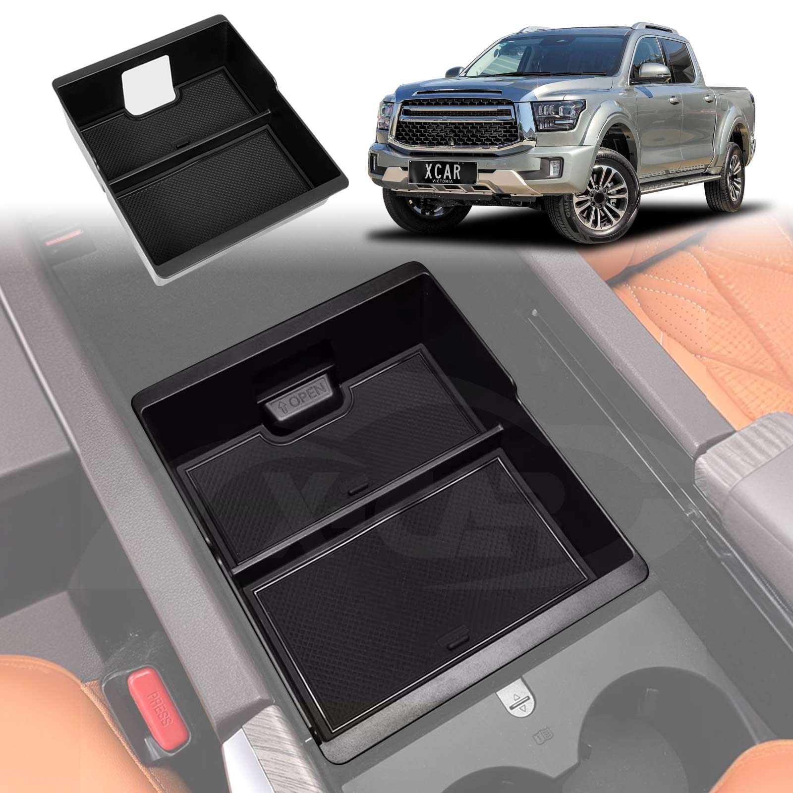 Armrest Organizer Tray for GWM Cannon Alpha 2024-2025