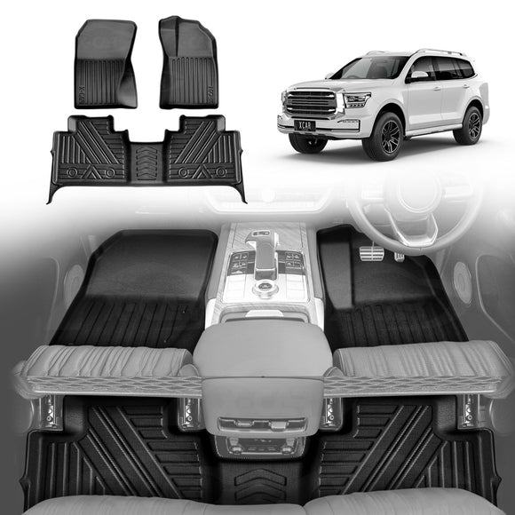 3D Floor Mats for GWM Tank 500 Tank500 PHEV 2024-Onwards All-Weather Car Liners