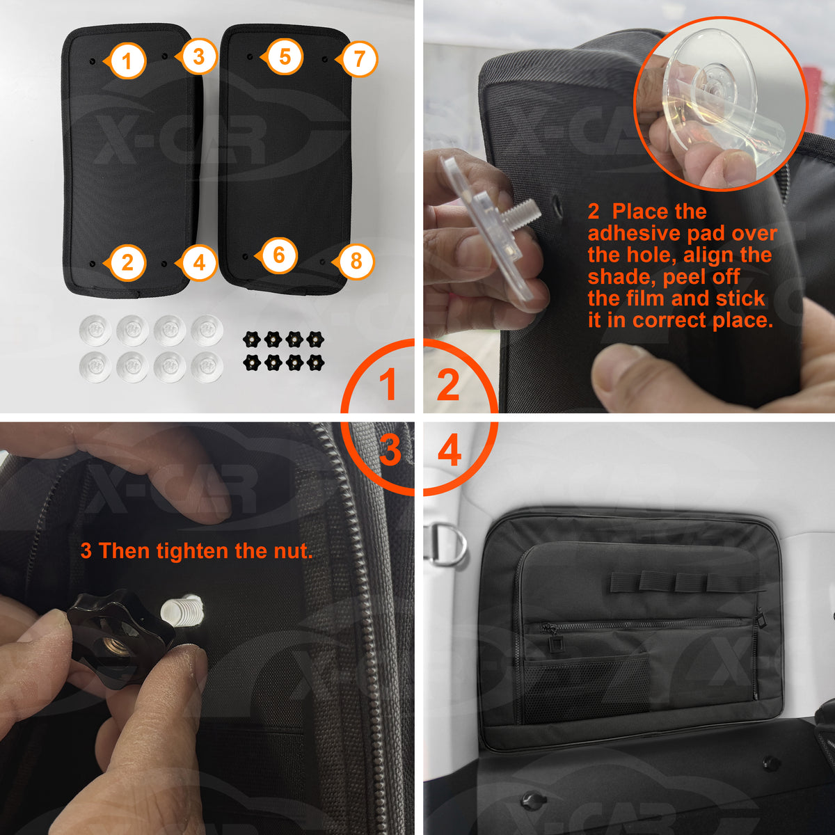 Port Window Storage Bags for GWM Tank 300 Tank300 2023-Onwards Car Tru ...