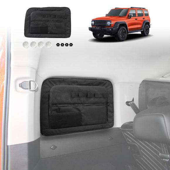 Port Window Storage Bags for GWM Tank 300 Tank300 2023-Onwards Car Trunk Boot Hanging Organizer Car Accessories Set of 2