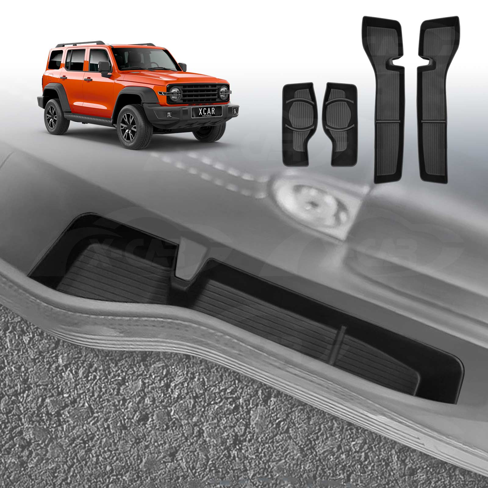 Car Door Side Storage Box Tray for GWM Tank 300 Tank300 2023-Onwards