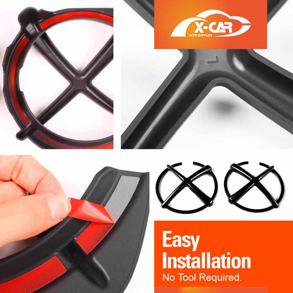 Head Light Trim for GWM Tank 300 2023-Onwards Front Light Frame Cover Set of 2