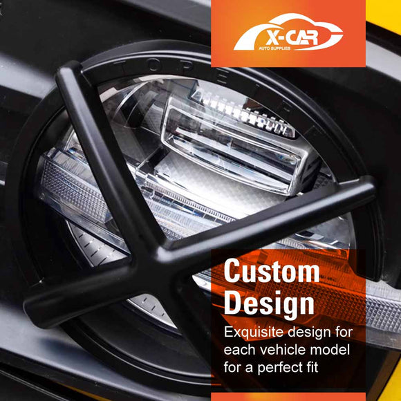 Head Light Trim for GWM Tank 300 2023-Onwards Front Light Frame Cover Set of 2