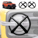 Head Light Trim for GWM Tank 300 2023-Onwards Front Light Frame Cover Set of 2-1