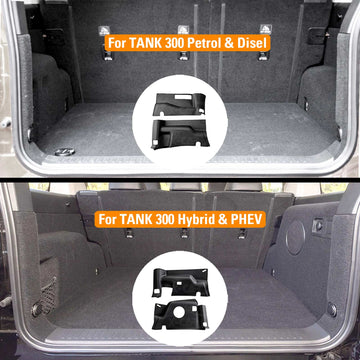 Boot Liner / Back Seat Protector for GWM Tank 300 2023-Onwards Boot Side Liner Mats - 0