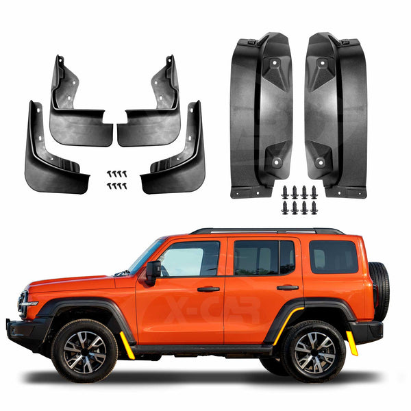 Door Mudguard Mud Flaps for GWM Tank 300 2023-2025 Splash Guards Fender