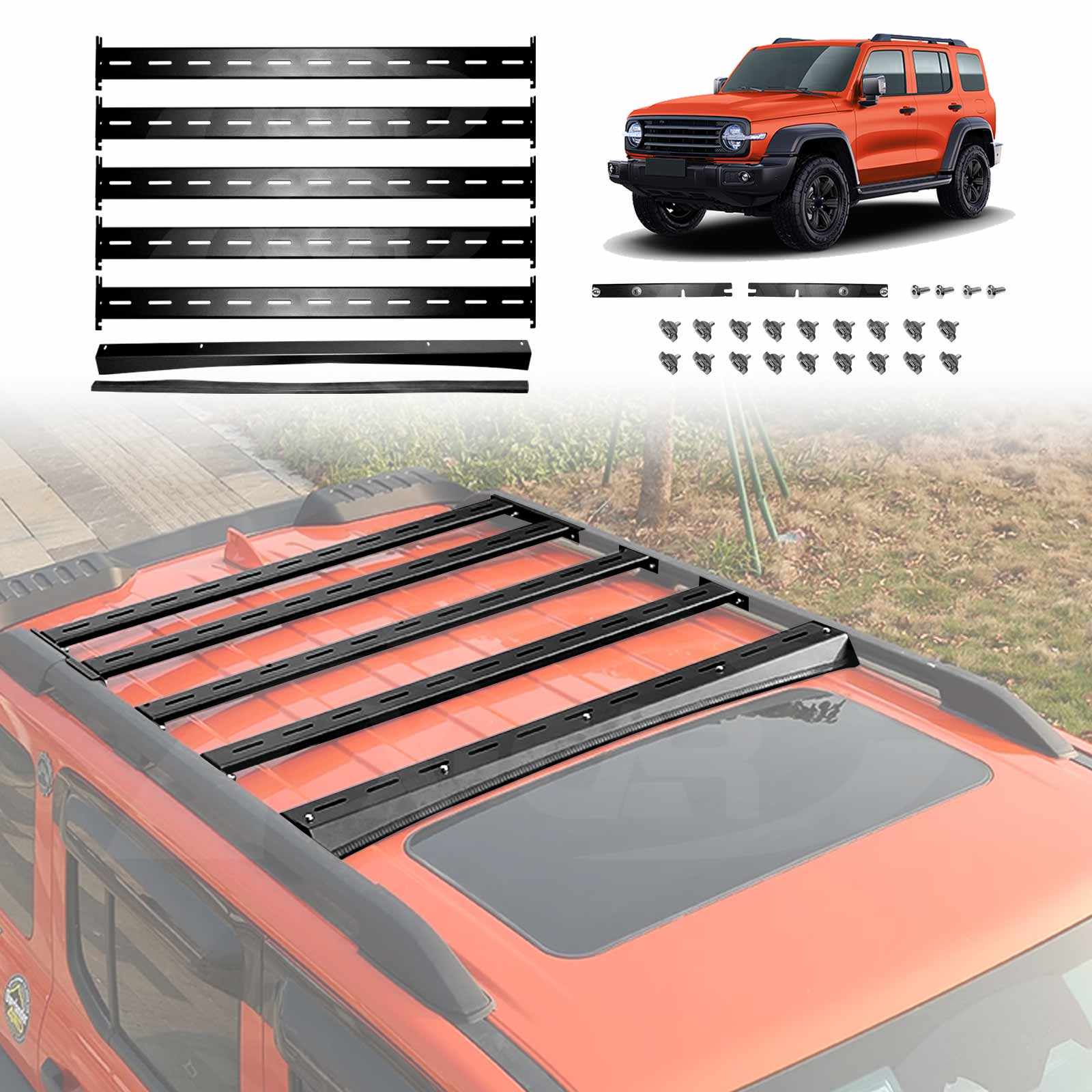 GWM Tank 300 Roof Luggage Rack Net MultiFunctional Expansion Platform XCAR