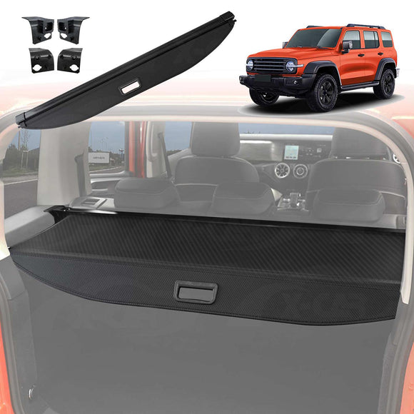 Retractable Cargo Cover for GWM Tank 300 2023-Onwards trunk Luggage  Shield Shade