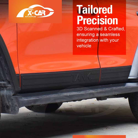 Door Body Skirt Cladding Trims for GWM Tank 300 2023-Onwards Moulding Protector Panel
