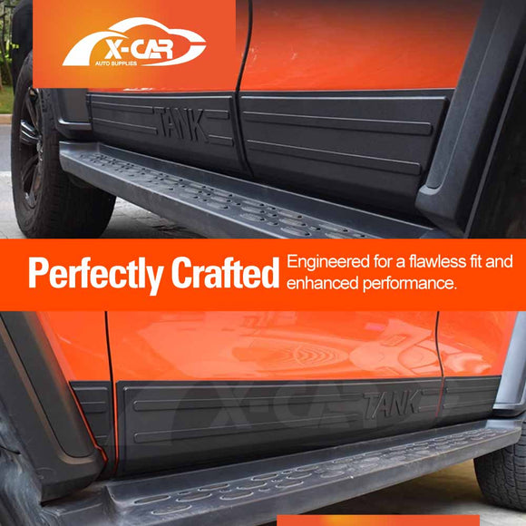 Door Body Skirt Cladding Trims for GWM Tank 300 2023-Onwards Moulding Protector Panel