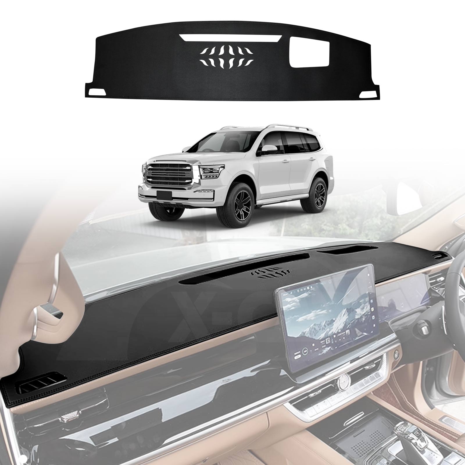 Dash Mat for GWM Tank 500 Tank500 2024-2025 Non-Slip Dashboard Pad Cov ...