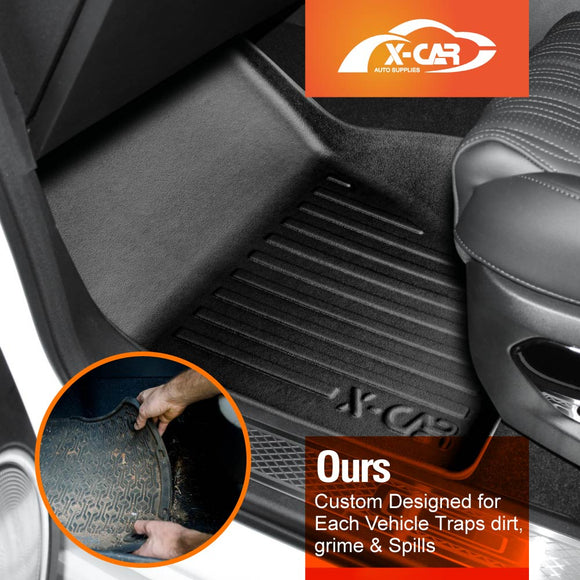 3D Floor Mats for JAC T9 Dual Cab 2024-Onwards All-Weather Car Liners