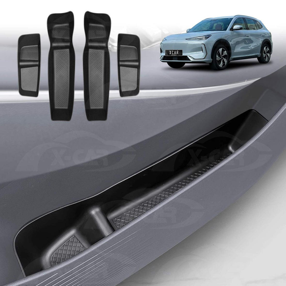 Car Door Side Storage Box Tray for Geely EX5 2025-Onwards Organiser ...