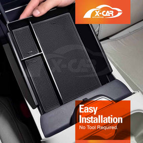 X-CAR car interior organisers set are easy to install with no tool required.