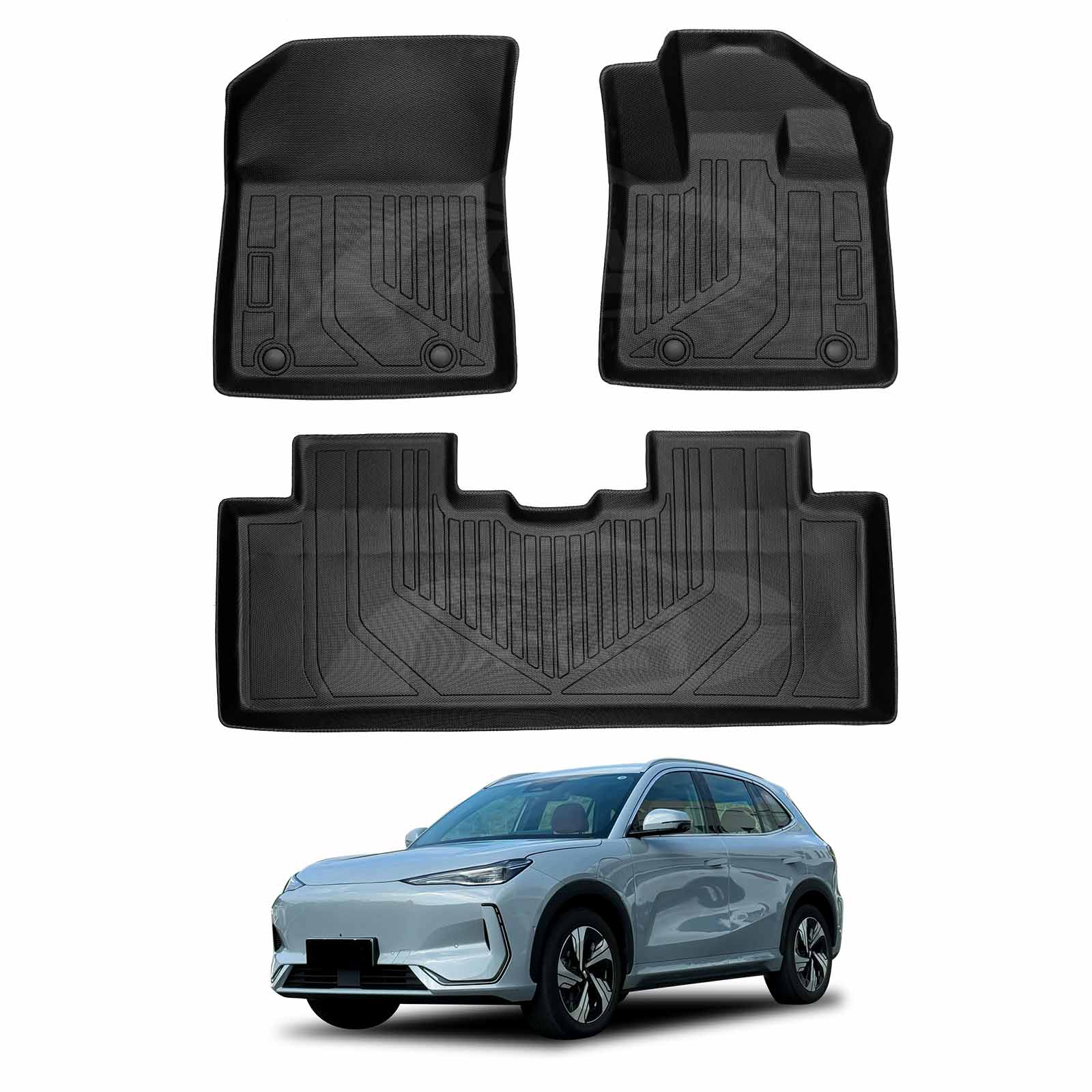 [Pre-order] 3D Floor Mats for Geely EX5 2025-Onwards All-Weather Car Liners