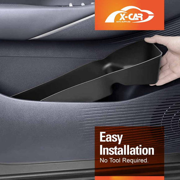 X-CAR car interior organisers are easy to install with no tool required.
