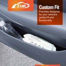 Car door side storage with X-CAR car door side storage trays installed.