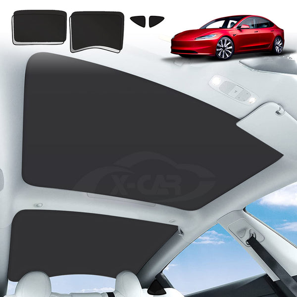 Tesla Model 3 Glass Roof Sun Shade Port Window Accessories