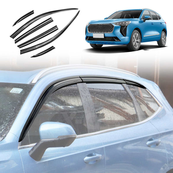 WeatherShields for Haval Jolion 2021-2025 Deflectors Window Sun Visor 6 Pcs