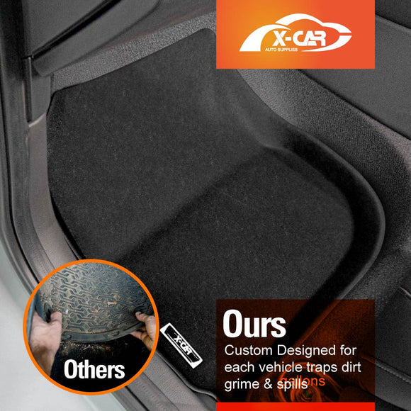 3D Floor Mats for Honda HR-V HRV 2022-2025 All-Weather Carpet Liners