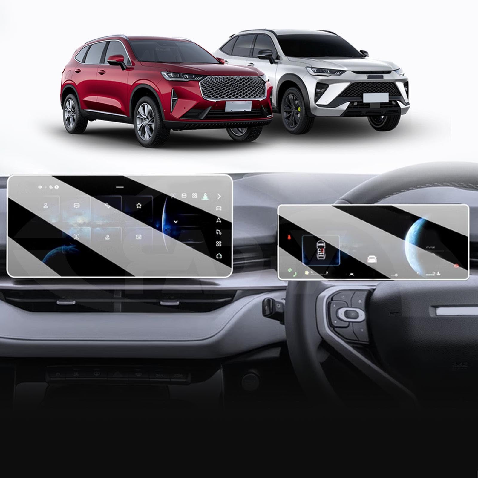 Haval Screen Protector Haval H6 / H6GT Screen Protector 2021-2025 Tempered Glass | X-CAR