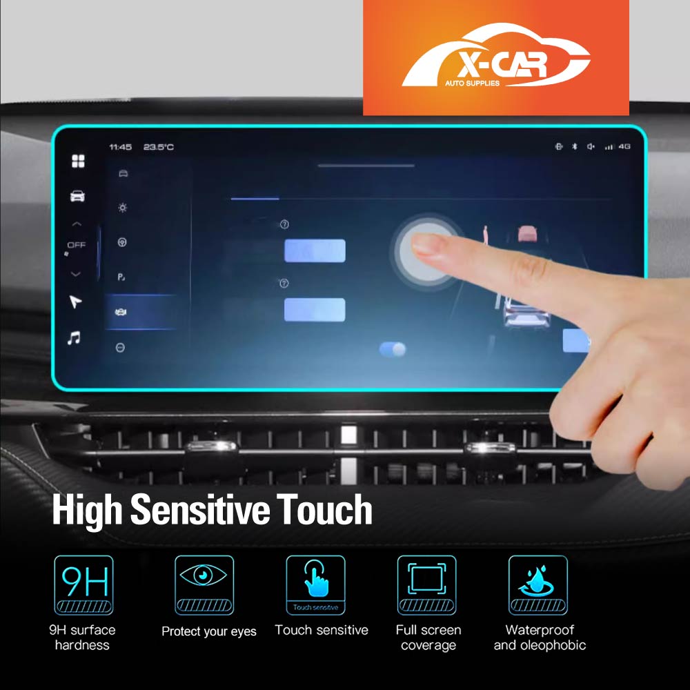 Tempered Glass Dash Center Console Screen Protector for Haval H6 & H6 GT Ultra 2021-2025