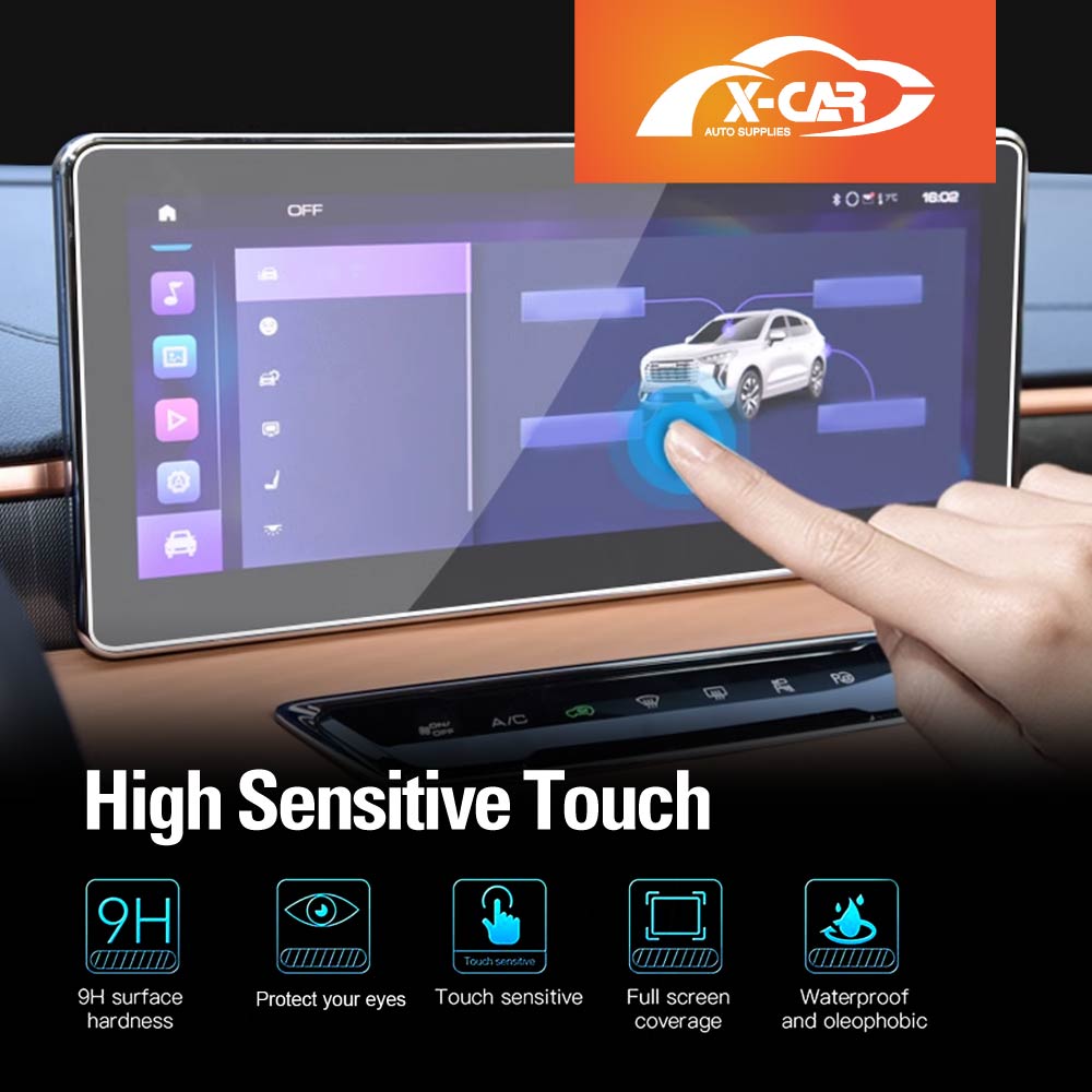 Haval Jolion 2021-2025 Tempered Glass Dash Screen Center Console Screen Protector