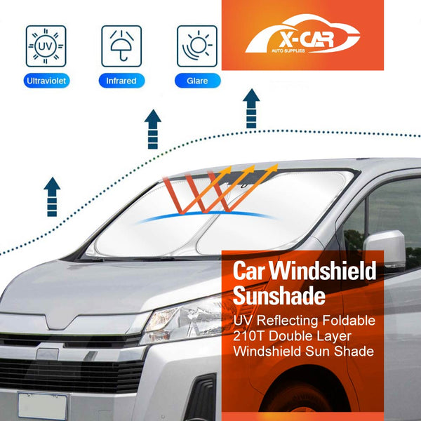 WindScreen Sun Shade For Toyota HiAce Van 2019-2024