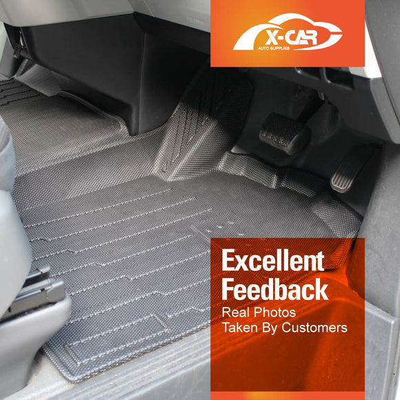 3D Floor Mats for Toyota HiAce Van 2019-Onwards All-Weather Car Liners