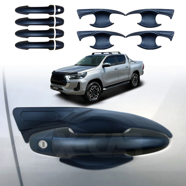 Door Handles Bowl Inserts Cover for Toyota Hilux 2015-2024