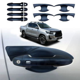 Door Handles Bowl Inserts Cover for Toyota Hilux 2015-2025 Smart Keyless
