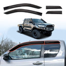 WeatherShields for Toyota Hilux SR5 Extra Cab 2015-2025 Car Weather Shields Wind Deflectors Sun Visors-1