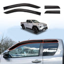 Weathershields for Toyota Hilux Auto Extra Cab 2025-Onwards Car Wind Deflectors Sun Visors-1