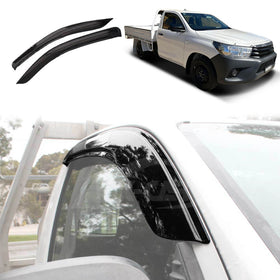 WeatherShields for Toyota Hilux Single Cab 2015-2025 Car Weather Shields Wind Deflectors Sun Visors