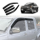 Weathershields for Holden Colorado Dual Cab RC Series 2008-2011 Car Weather Shields Wind Deflectors Sun Visors-1