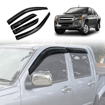 Weathershields for Holden Colorado Dual Cab RC Series 2008-2011 Car Weather Shields Wind Deflectors Sun Visors