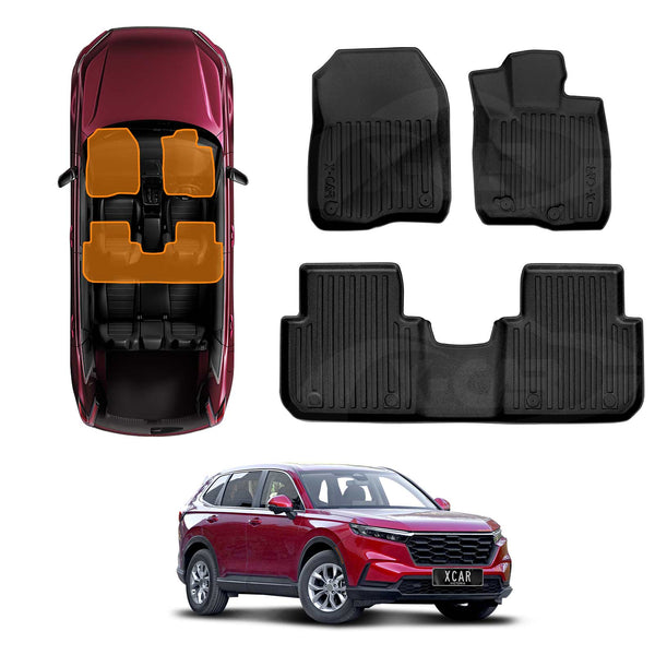 3D Floor Mats for Honda CRV CR-V 2023-2025 All-Weather Liners