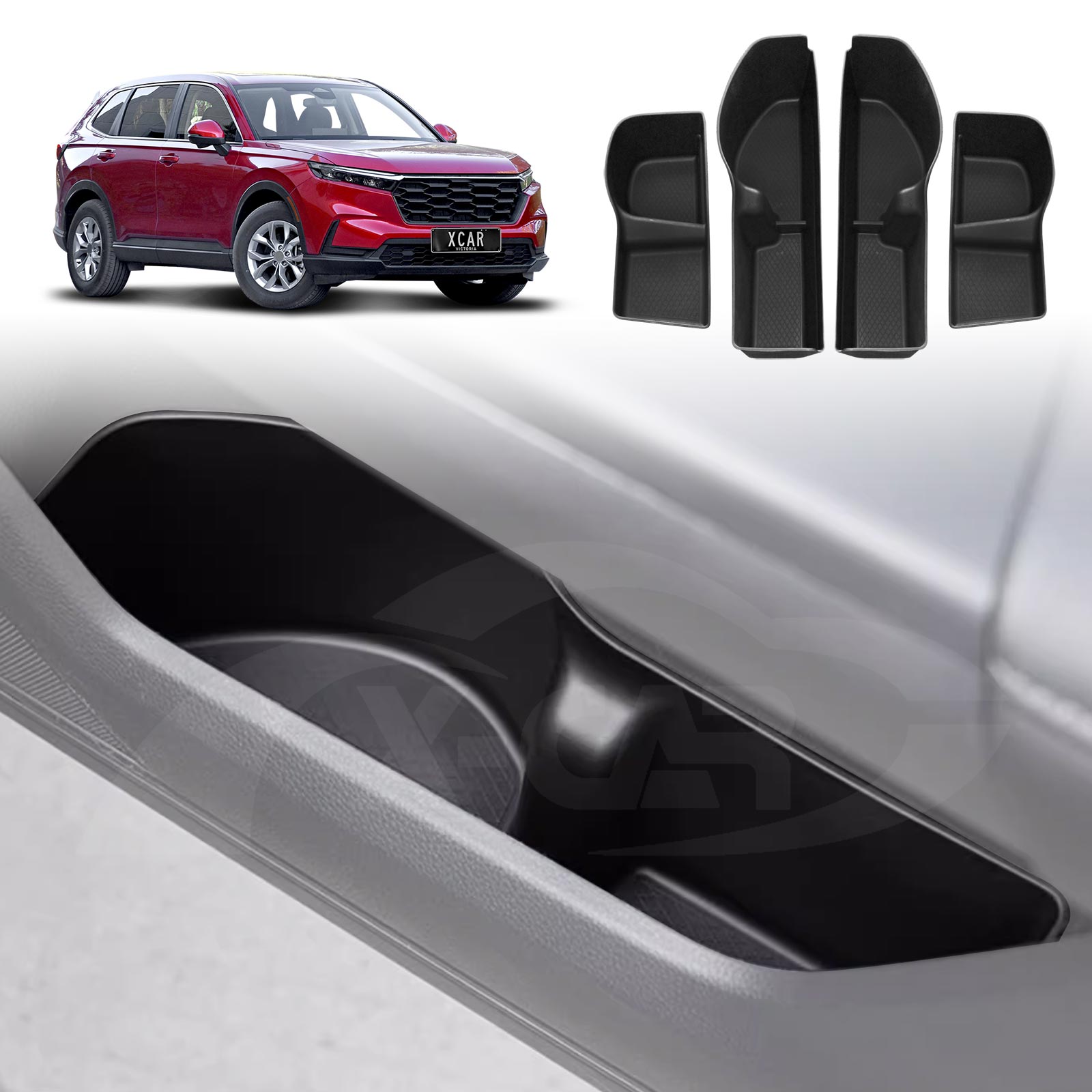 Car Door Side Storage Box Tray for Honda CR-V CRV 2023-2025 Organizer Accessories
