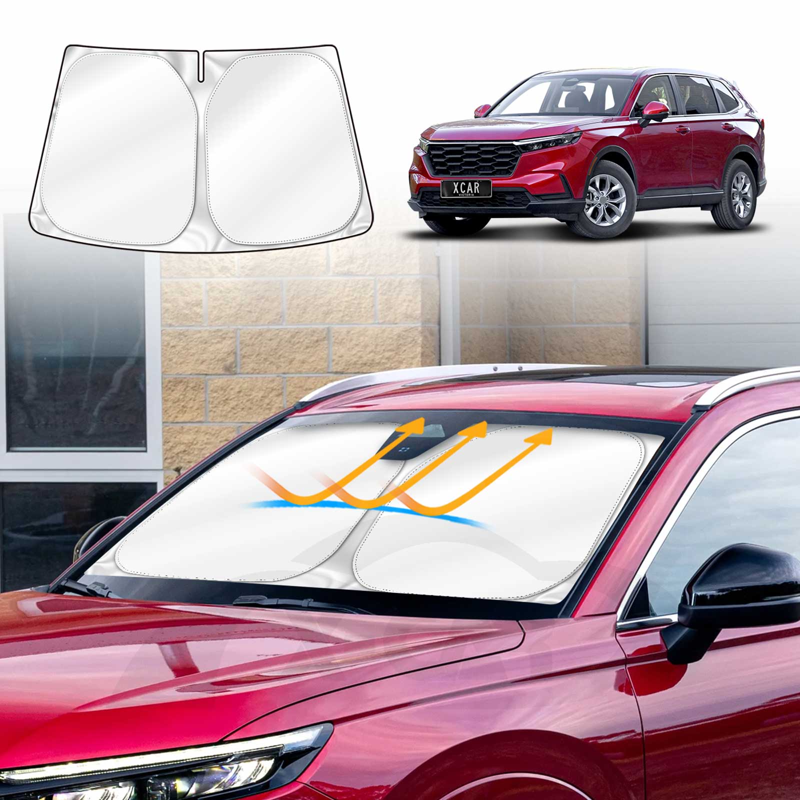 WindScreen Sun Shade for Honda CR-V CRV 2023-2025 Wind Screen Sun Visor Protector