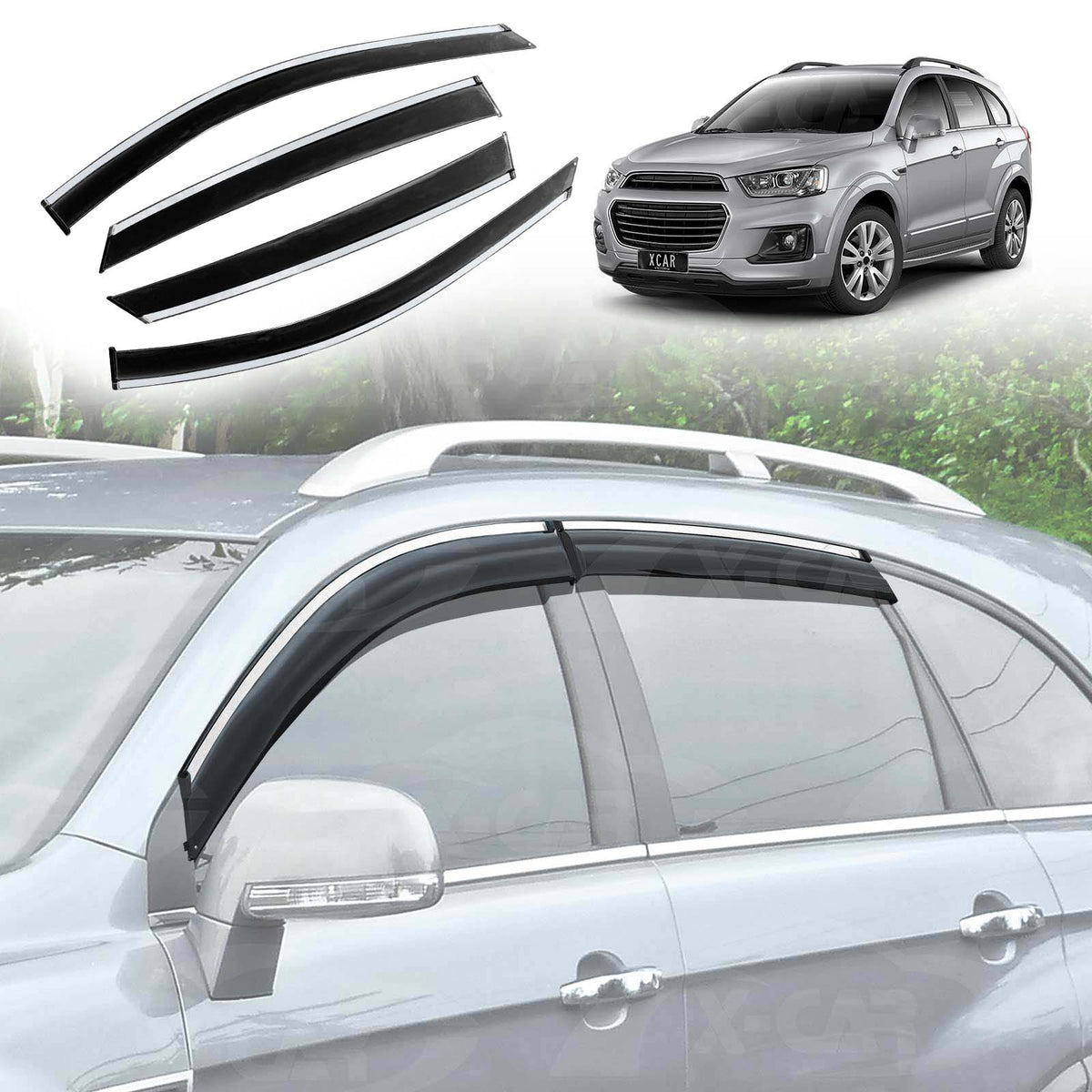 Car Window Weather Shields | Weathershields for Cars Holden | X-CAR