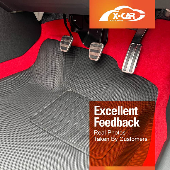 3D Floor Mats for Honda Civic 11th 2021-2024 All-Weather Car Liners