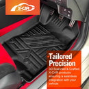 3D Floor Mats for Honda Civic 11th 2021-2024 All-Weather Car Liners-2