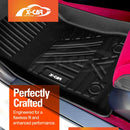 3D Floor Mats for Honda Civic 11th 2021-2024 All-Weather Car Liners-3