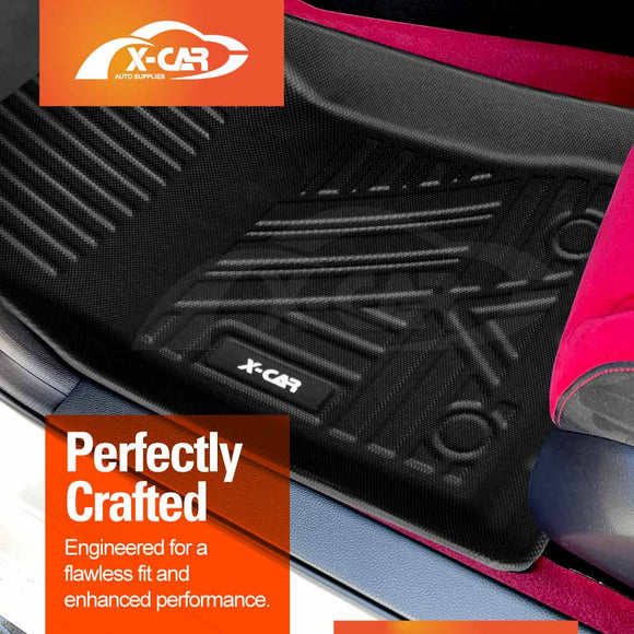3D Floor Mats for Honda Civic 11th 2021-2024 All-Weather Car Liners
