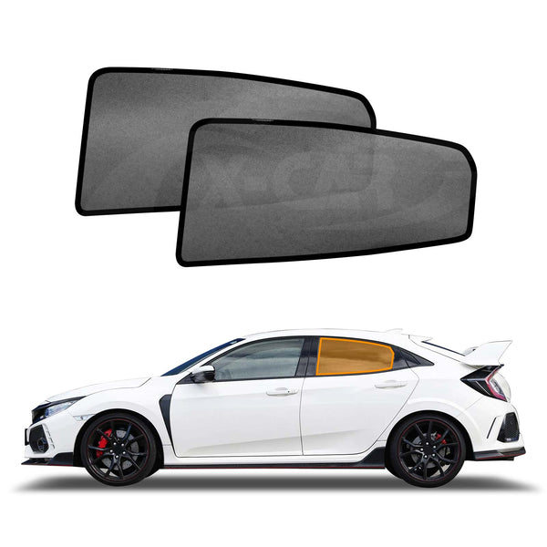 Rear Window Sun Shades for Honda Civic Hatch 10th Gen 2016-2021