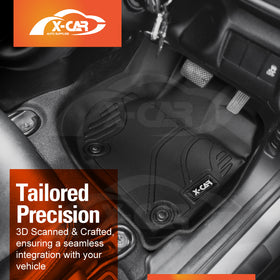 3D Floor Mats for Honda City Auto 2014-2020 All-Weather Car Liners - 0