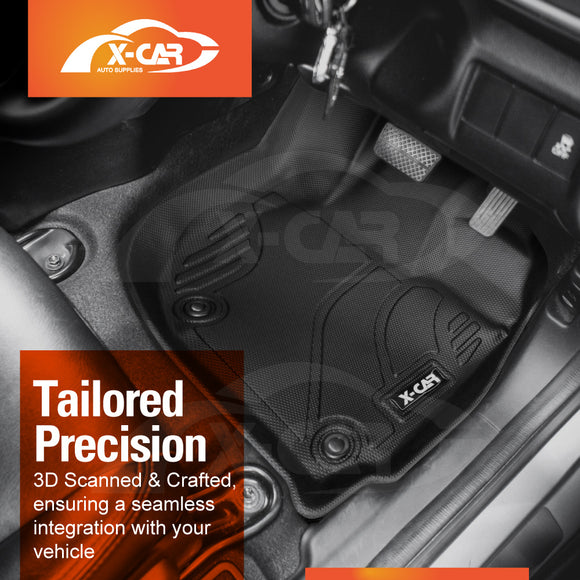 3D Floor Mats for Honda City Auto 2014-2020 All-Weather Car Liners