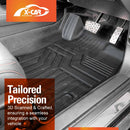 3D Floor Mats for Honda Civic 10th 2016-2021 All-Weather Car Liners-2