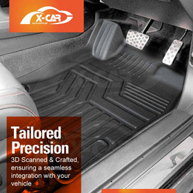 3D Floor Mats for Honda Civic 10th 2016-2021 All-Weather Car Liners - 0